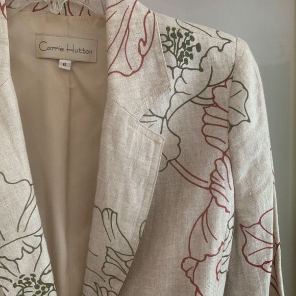 CARRIE HUTTON Linen Blazer - Picture 9 of 11